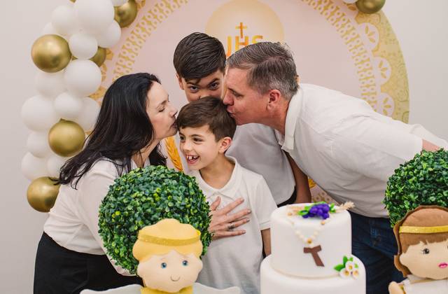 Primeira Comunhão / Confirmação de Fé de Confirmação do Otávio