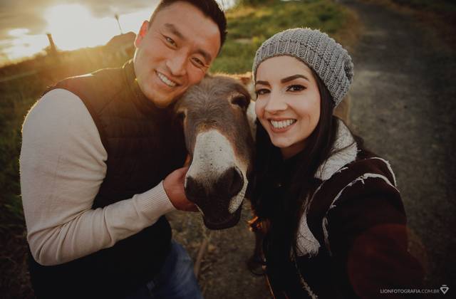 Pré-casamento de Um lugar inesquecível para um ensaio fotográfico