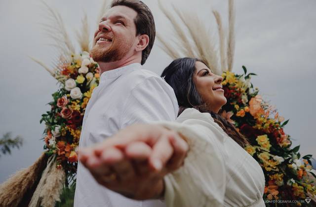 Casamento no Campo de Renovação de Votos ao estilo Folk em São Roque - Fernanda e Bruno