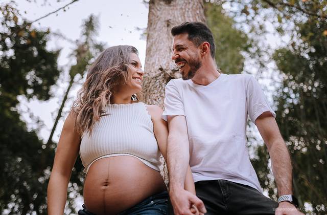 Gestante de Ensaio Gestante com Mariane, Henrique e a Ansiedade pelo Matheus