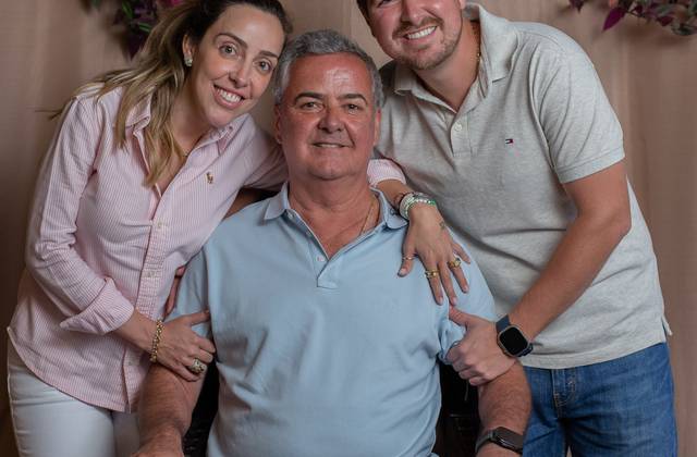 Foto lembrança de Almoço especial Dia dos Pais 