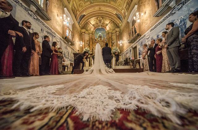 Casamentos de Casamento na Igreja do Valongo em Santos - Fernando e Carol