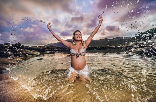Gestante de Ensaio gestante na praia + New Born - Paula e seus meninos s2