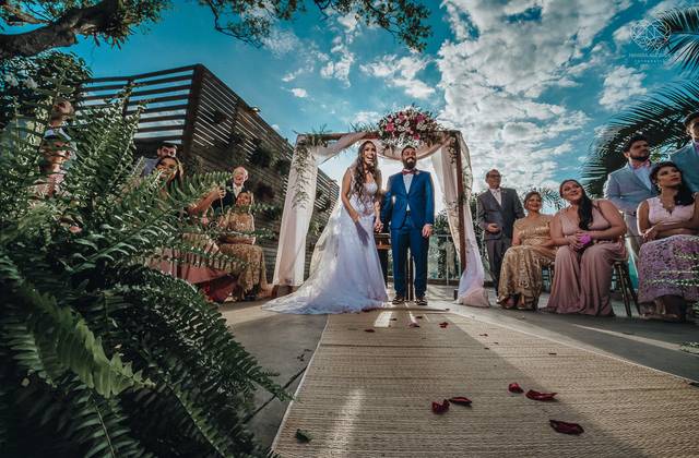 Casamentos de Casamento com por do Sol no Plataforma - Gabriel e Marcella