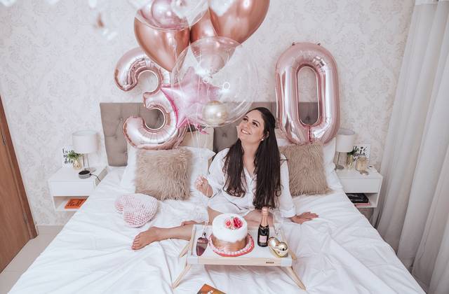 Mulheres de Aniversario em casa - Ensaio feminino  30 anos