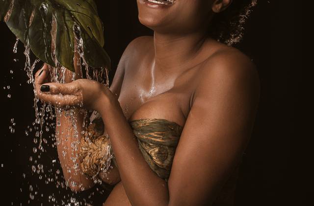 Gestante de Ensaio gestante estudio arte - Nath 