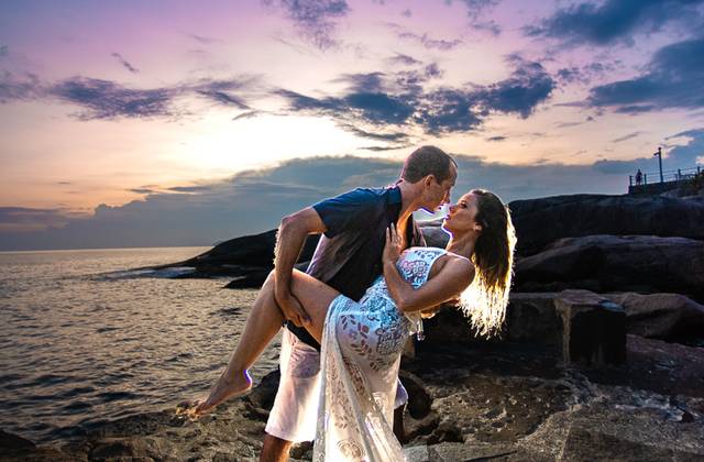 Pre-Wedding de Ensaio casal na praia - Helo e Edu