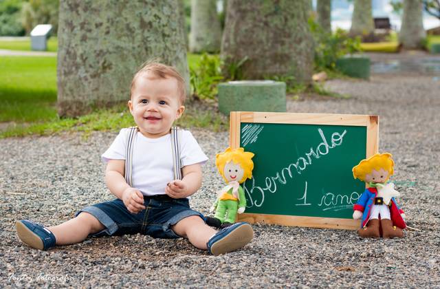 Infantil de Pré Aniversário | Bernardo | Um Ano