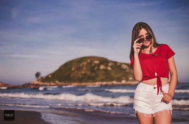 15 anos de  Juliana | Sessão  fotográfica 15 anos | Praia da Vila e Dunas da Ribanceira