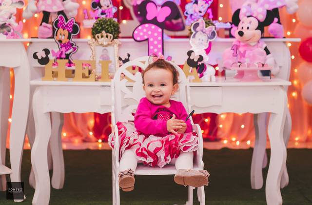 Infantil de Aniversário - Helena - 01 Ano