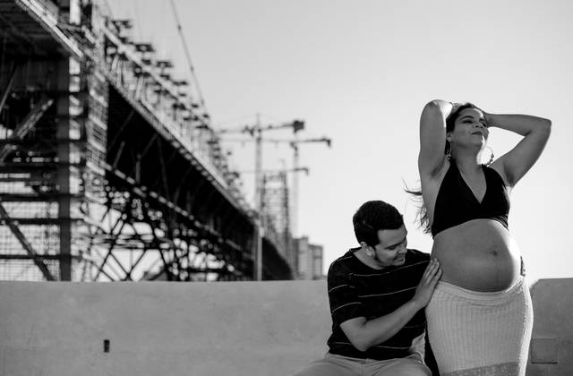 Gestante de Ensaio de gestante - Andri