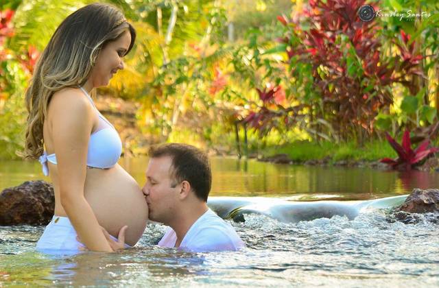 Ensaio Gestante de A espera mágica