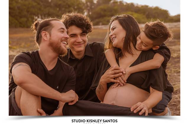 Ensaio Gestante de A espera de Lis