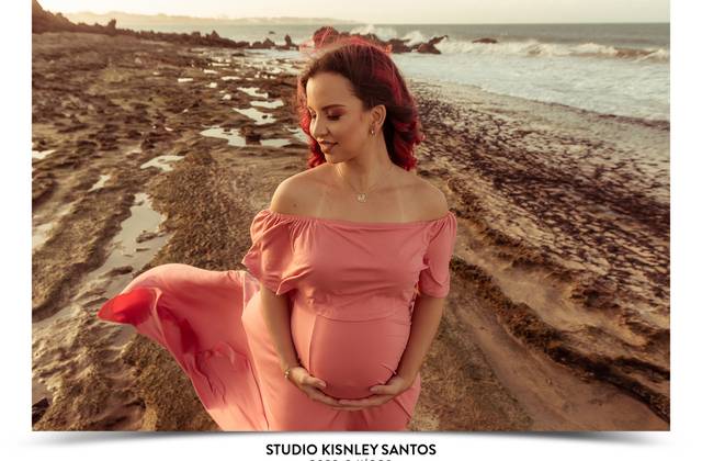 Ensaio Gestante de A espera de Isabela