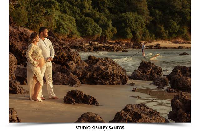 Ensaio Gestante de A espera de Gabriel