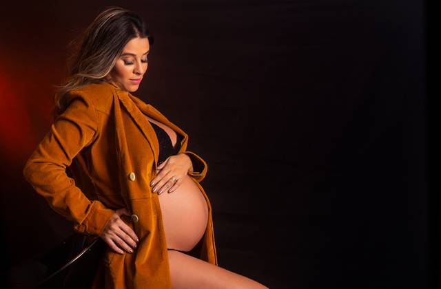 Gestante de Ensaio Gestante Danielle Hage