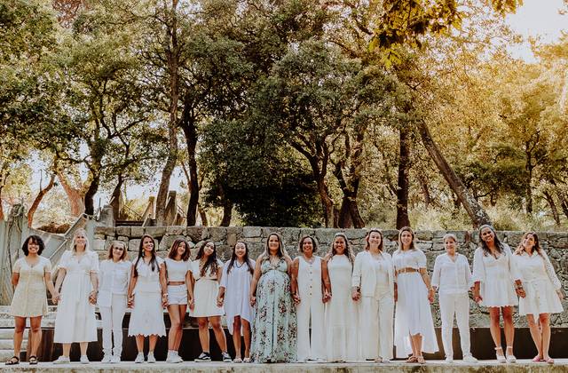 Gestante de Ensaio de Gestante - Laise e amigas