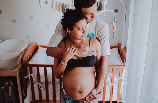 Gestante de Ensaio de Gestante em casa