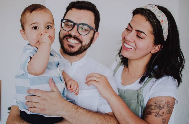 Família de Ensaio de família - 1 ano do Daniel