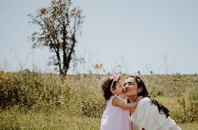 Família de Ensaio mãe e filha