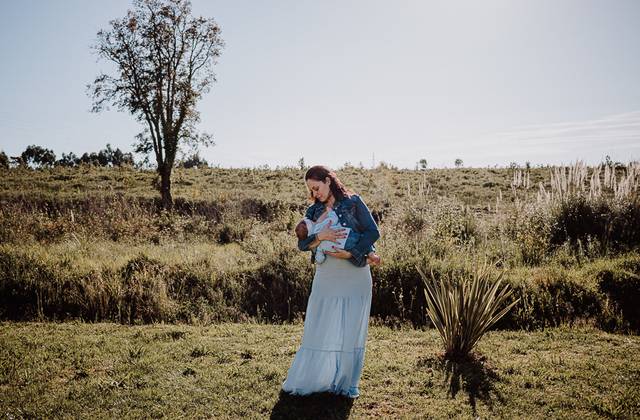 Família de Ensaio mãe e filha