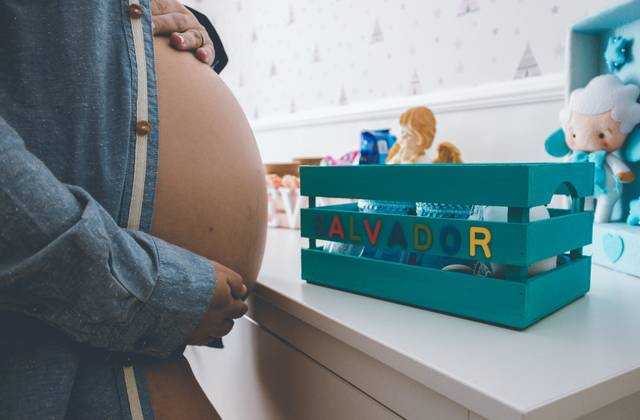 Gestante de À espera do Salvador