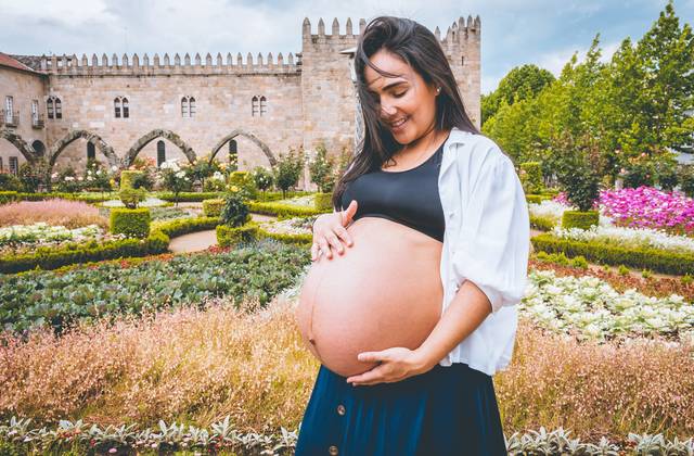 Gestante de A espera da princesa Sophie