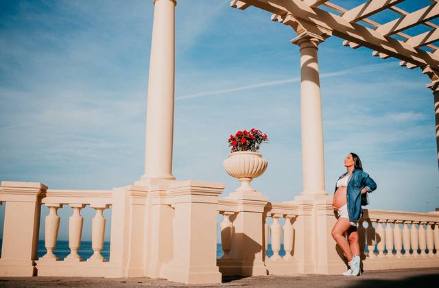 Gestante de Ensaio de Gestante - Laís e família