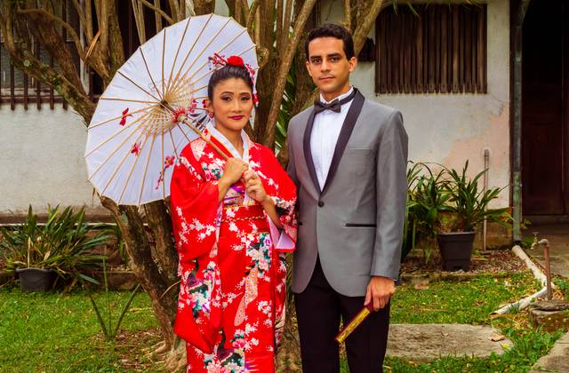 Pré-wedding de Adriana & Diogo - Jardim Japonês