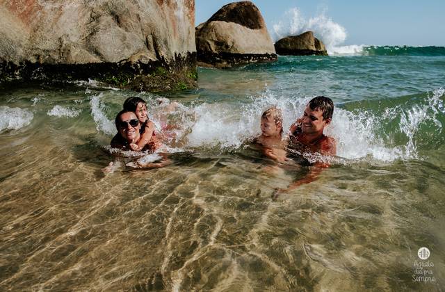 Documental de Família de Tarde na praia com a Família Kluge Siedschlag