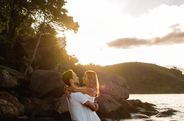 Pré Wedding de Ensaio Pré-Wedding em Caraguatuba, Litoral Norte-SP – Fernando e Sara