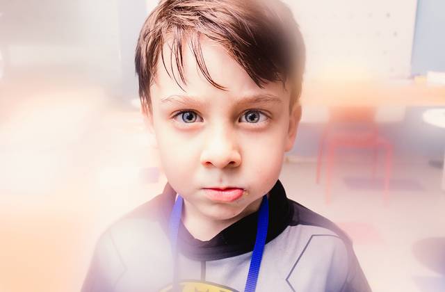 Aniversários de Martin, 5 anos.