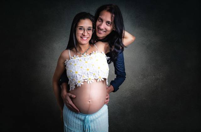 Gestante Estudio de Elaine Rodrigues