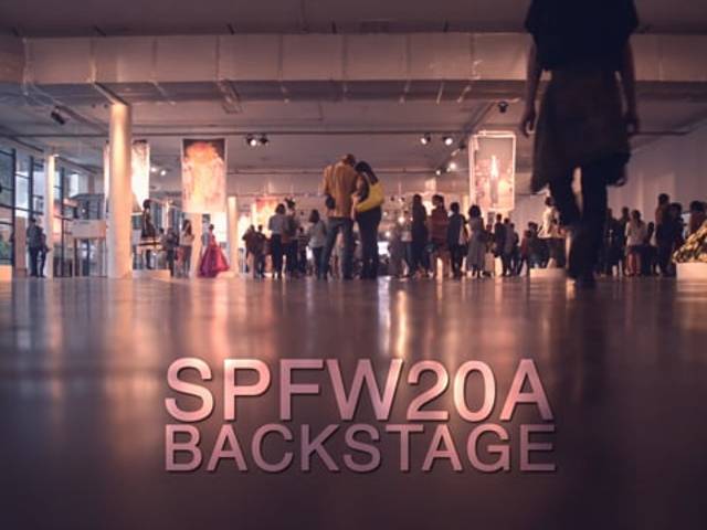 De rolê! de SPFW20A Backstage