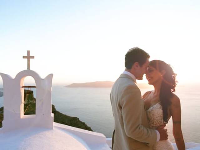 Casamento de Vídeo de Casamento dos Sonhos em Santorini – Grécia - Claudia e Pedro