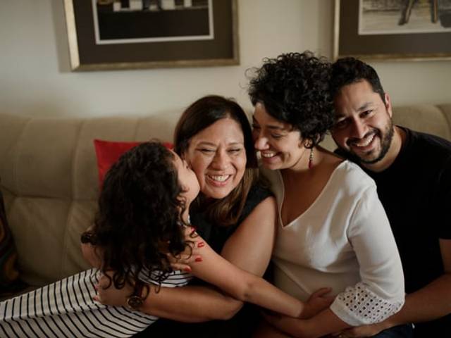 Gestantes de Ligia, Francisco e Manu esperando o Mariano