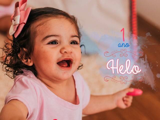 Filme - Ensaio Família de Helô - 1 Ano