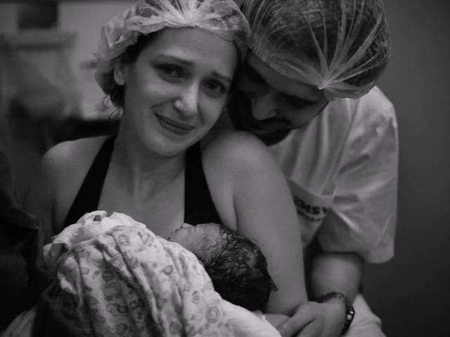 Hora do nascimento de Parto de Angelina