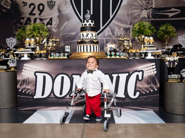  Festa Infantil de Teaser Dominic 3 anos