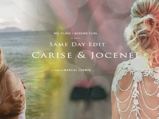 Casamentos de Same Day Edit Carise e Jocenei