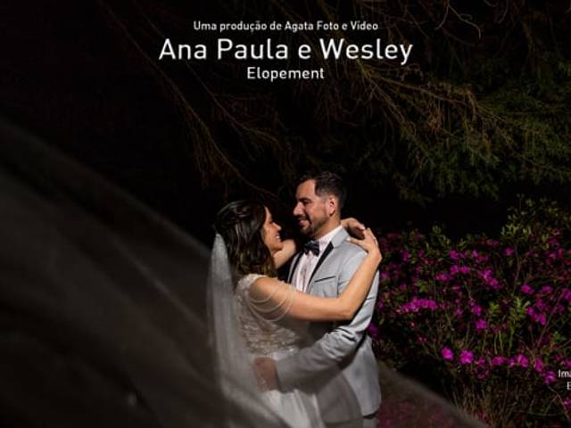 Casamentos de Ana Paula e Wesley - Elopement