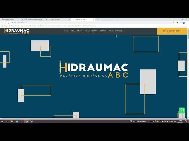 CRIAÇÃO DE SITE E-COMMERCE de CRIAÇÃO DE SITE E-COMMERCE - HIDRAUMACABC