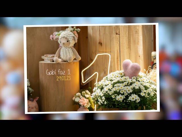 FESTAS de Gabi faz 1 ano