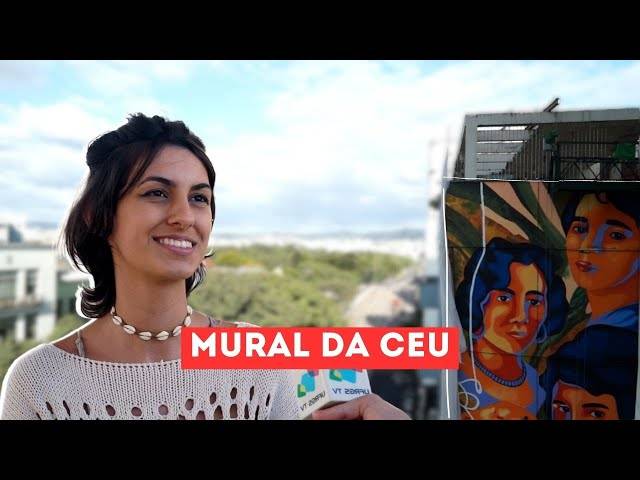 Videoreportagem de Mural em homenagem às mulheres da Semana de Arte Moderna