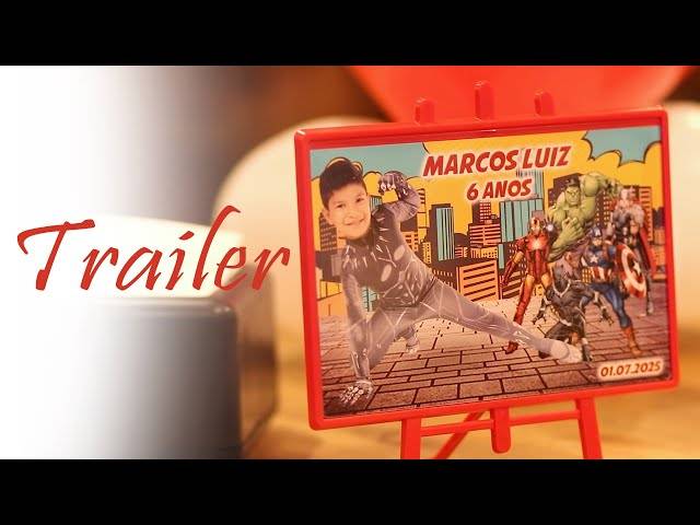 Aniversário de Marcos Luiz 6 anos