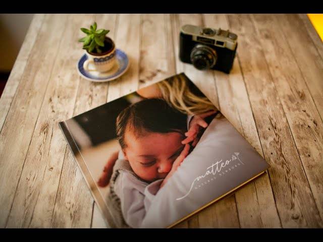 Álbum Impresso de Álbum Fotográfico Impresso Capa Fotográfica - Natural Newborn Matteo - Ensaio Fotográfico de Bebês no RJ 
