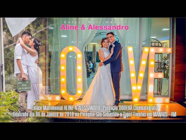 Filmes de Casamento de FILME CASAMENTO ALINE E ALESSANDRO