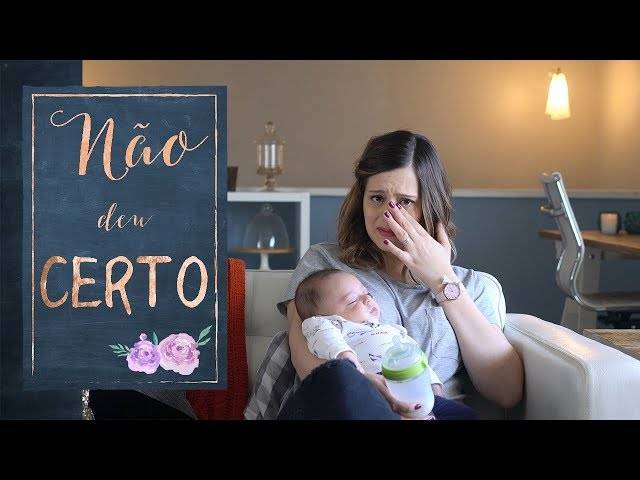 Amamentação de DEPOIMENTO DE QUANDO A AMAMENTAÇÃO NÃO DÁ CERTO 