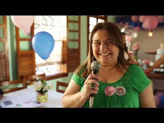 Chá Revelação de Chá de revelação para os papais Priscylla e Julio