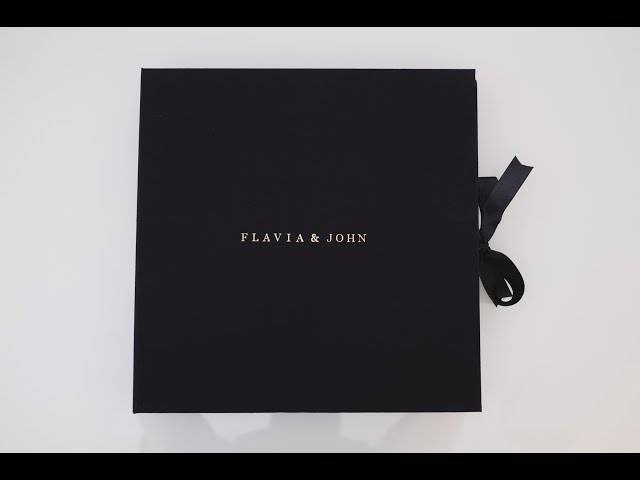 ALBUM de Vídeo - Álbum 30x60cm capa e caixa em tecido